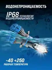 Светодиодные лед лампы для авто, led в фары, 2шт., H1, H4, H7, H11