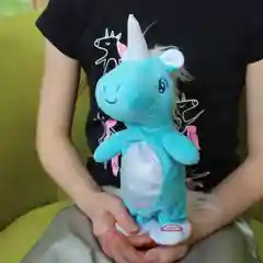 Интеративная игрушка Единорог Голубой  4в1, в шоубоксе