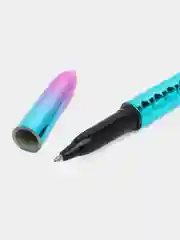 Бирюзовый ручка шариковая Радужная рыбка, синяя
