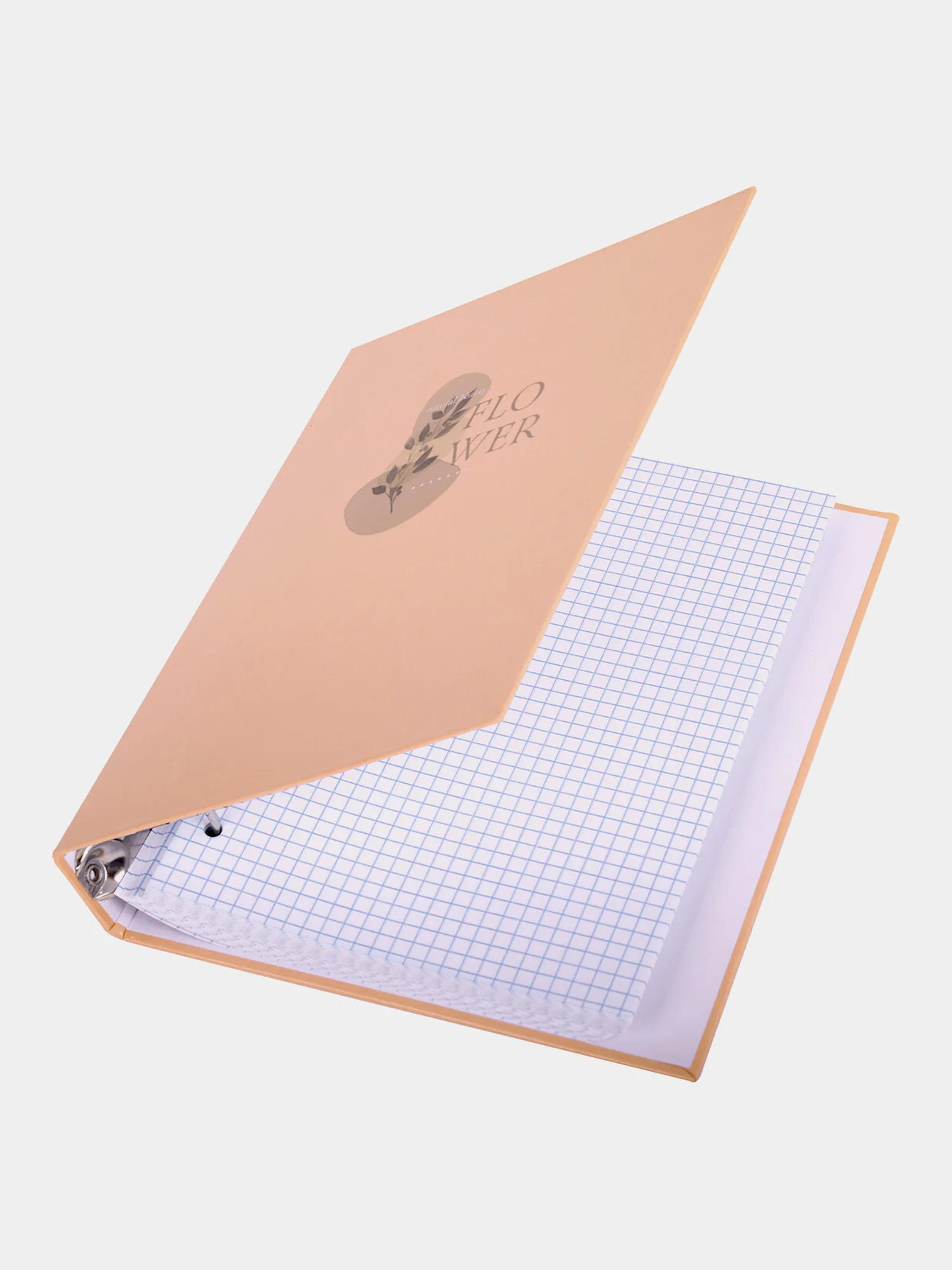 Тетрадь на кольцах Brauberg Pastel Flower, 404710, А5, в клетку, со сменным блоком, 120 л