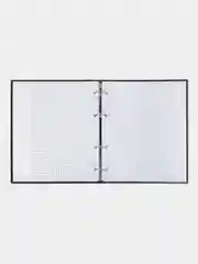 Тетрадь на кольцах Brauberg Minimal, 404713, А5, в клетку, со сменным блоком, 120 листов