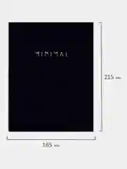 Тетрадь на кольцах Brauberg Minimal, 404713, А5, в клетку, со сменным блоком, 120 листов