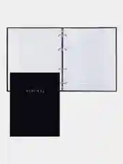 Тетрадь на кольцах Brauberg Minimal, 404713, А5, в клетку, со сменным блоком, 120 листов