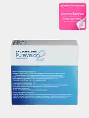 Контактные линзы Bausch + Lomb PureVision 2, 6pk (+3.00) - (-8.00) / BC 8.6