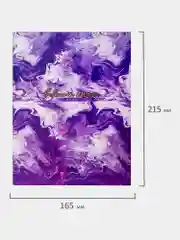 Тетрадь на кольцах Brauberg Blur, 404714, А5, в клетку, со сменным блоком, 120 листов