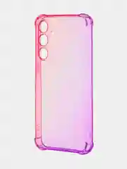 Пурпурный чехол для Samsung Galaxy S23 FE противоударный силиконовый ROSCO прозрачный усиленные углы