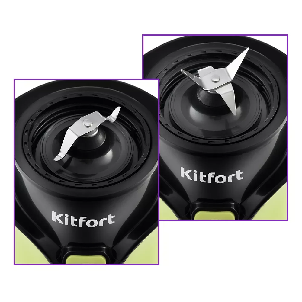 Блендер Kitfort КТ-3034-2 "3 в 1", салатовый