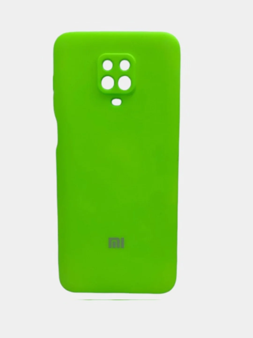 Салатовый чехол SILICONE COVER для Xiaomi redmi Note9S/Pro/Max