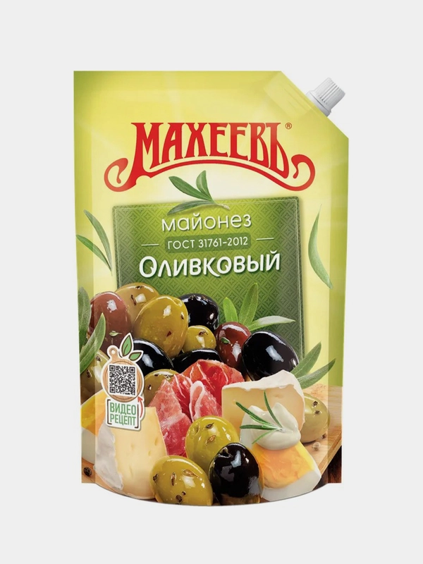 Майонез Махеевъ "Оливковый ", 50,5%, 630 г