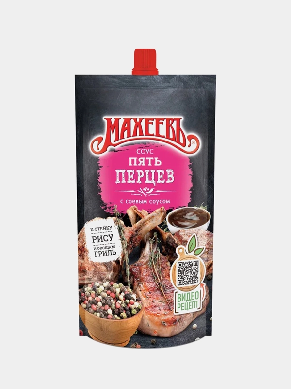 Соус деликатесный Махеевъ "Пять перцев", 230 г