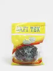 Губка металлическая спиральная для мытья посуды SAFI TEX
