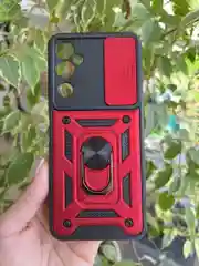 Красный чехол противоударный armors для Tecno Pova Neo 2 / Техно Пова Нео 2 с защитой камеры