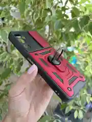 Красный чехол противоударный armors для Tecno Pova Neo 2 / Техно Пова Нео 2 с защитой камеры