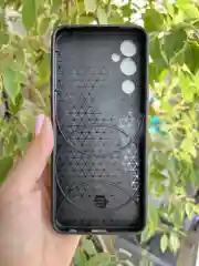 Серебряный чехол противоударный armors для Tecno Pova Neo 2 / Техно Пова Нео 2 с защитой камеры