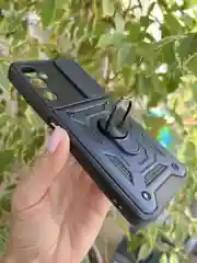Темно-синий чехол противоударный armors для Tecno Pova Neo 2 / Техно Пова Нео 2 с защитой камеры