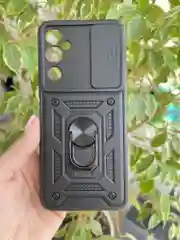 Темно-синий чехол противоударный armors для Tecno Pova Neo 2 / Техно Пова Нео 2 с защитой камеры