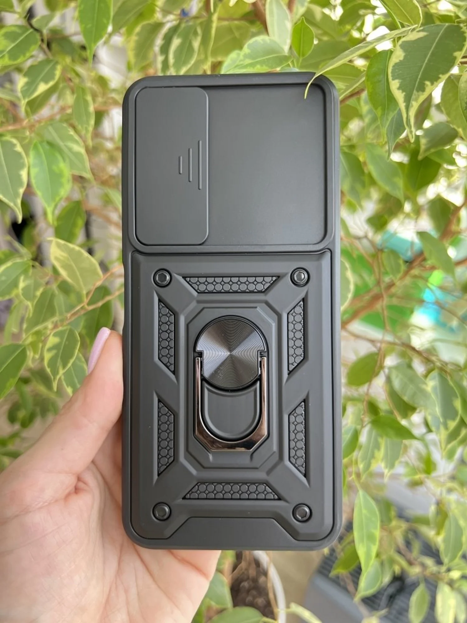 Темно-синий чехол противоударный armors для Tecno Pova Neo 2 / Техно Пова Нео 2 с защитой камеры