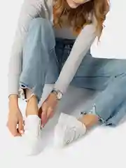 Белый кеды женские демисезонные