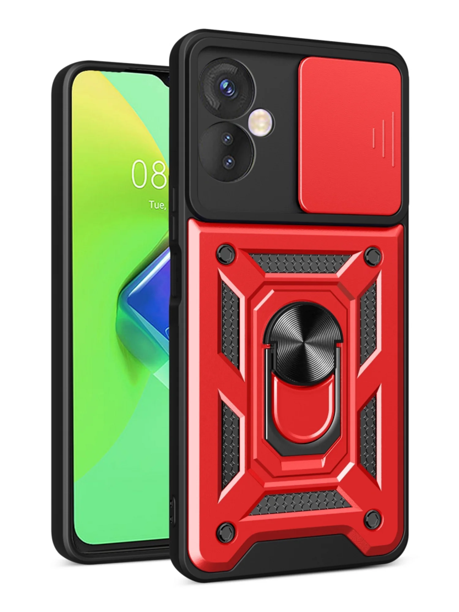 Черный чехол противоударный armors для Tecno Spark 9 Pro / Техно Спарк 9 Про с защитой камеры