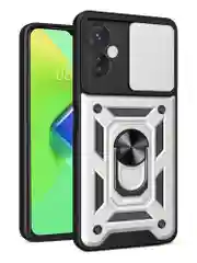 Серебряный чехол противоударный armors для Tecno Spark 9 Pro / Техно Спарк 9 Про с защитой камеры