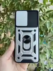 Серебряный чехол противоударный armors для Tecno Spark 9 Pro / Техно Спарк 9 Про с защитой камеры