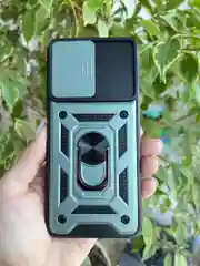 Зеленый чехол противоударный armors для Tecno Spark 9 Pro / Техно Спарк 9 Про с защитой камеры