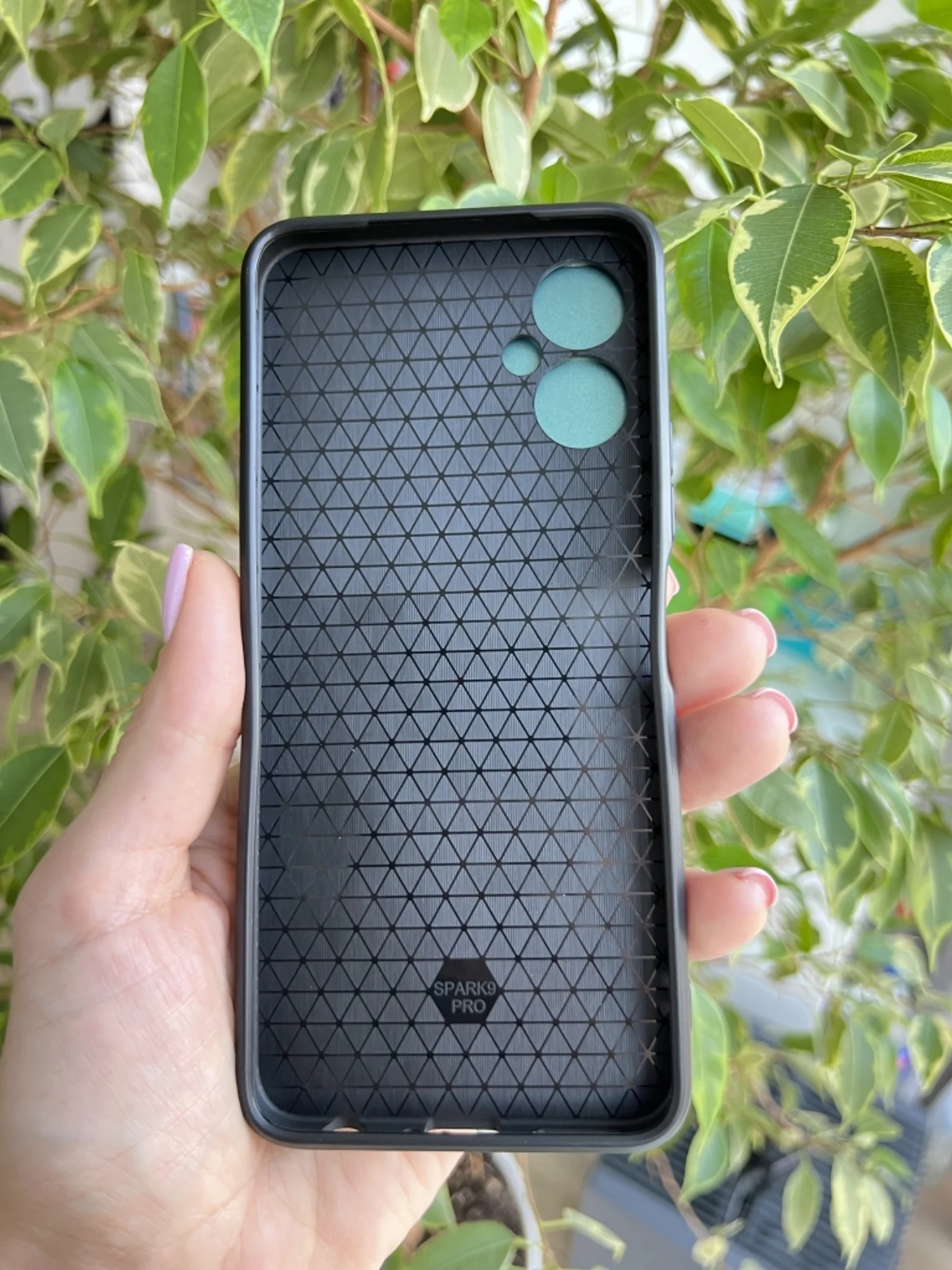 Зеленый чехол противоударный armors для Tecno Spark 9 Pro / Техно Спарк 9 Про с защитой камеры