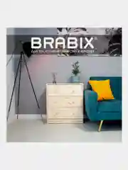 Комод деревянный ikea для хранения, сосна, 3 ящика, Brabix Scandi Sc-001 Раст, 641890