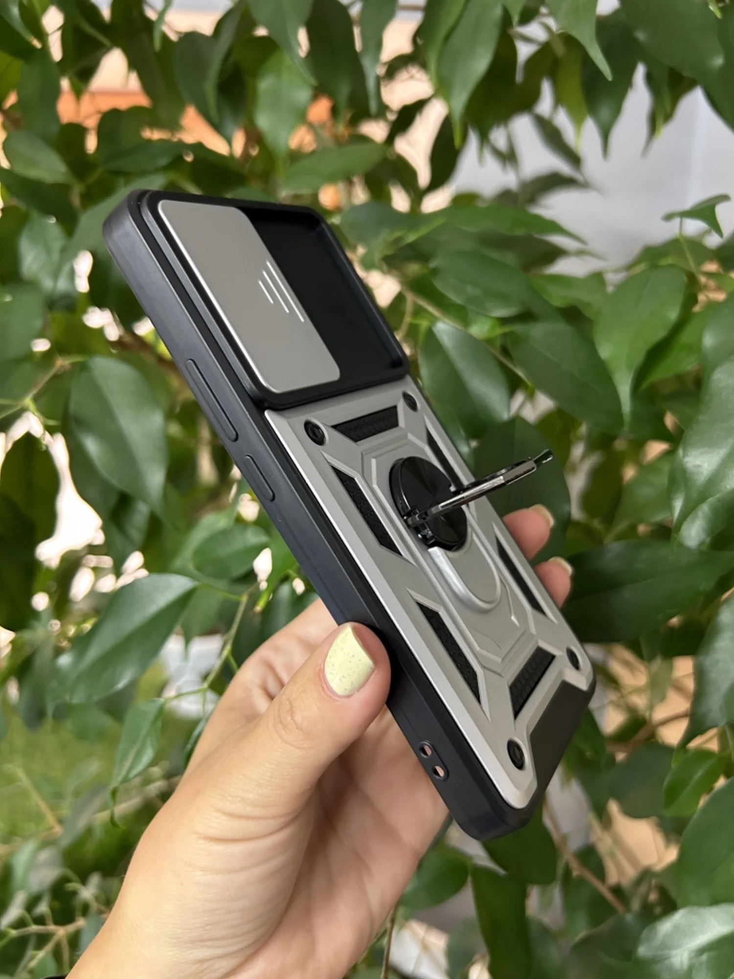 Серебряный чехол противоударный armors для Xiaomi 12T и 12T Pro/Сяоми 12Т и 12Т Про с защитой камеры