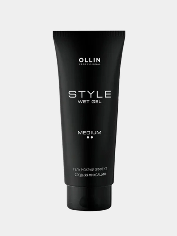 Гель OLLIN STYLE "Мокрый эффект", средняя фиксация, 200 мл