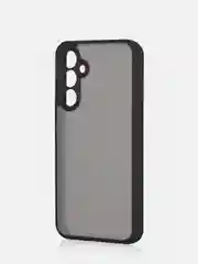 Черный чехол для Samsung Galaxy S23 Plus пластиковый ROSCO противоударный, силиконовая окантовка