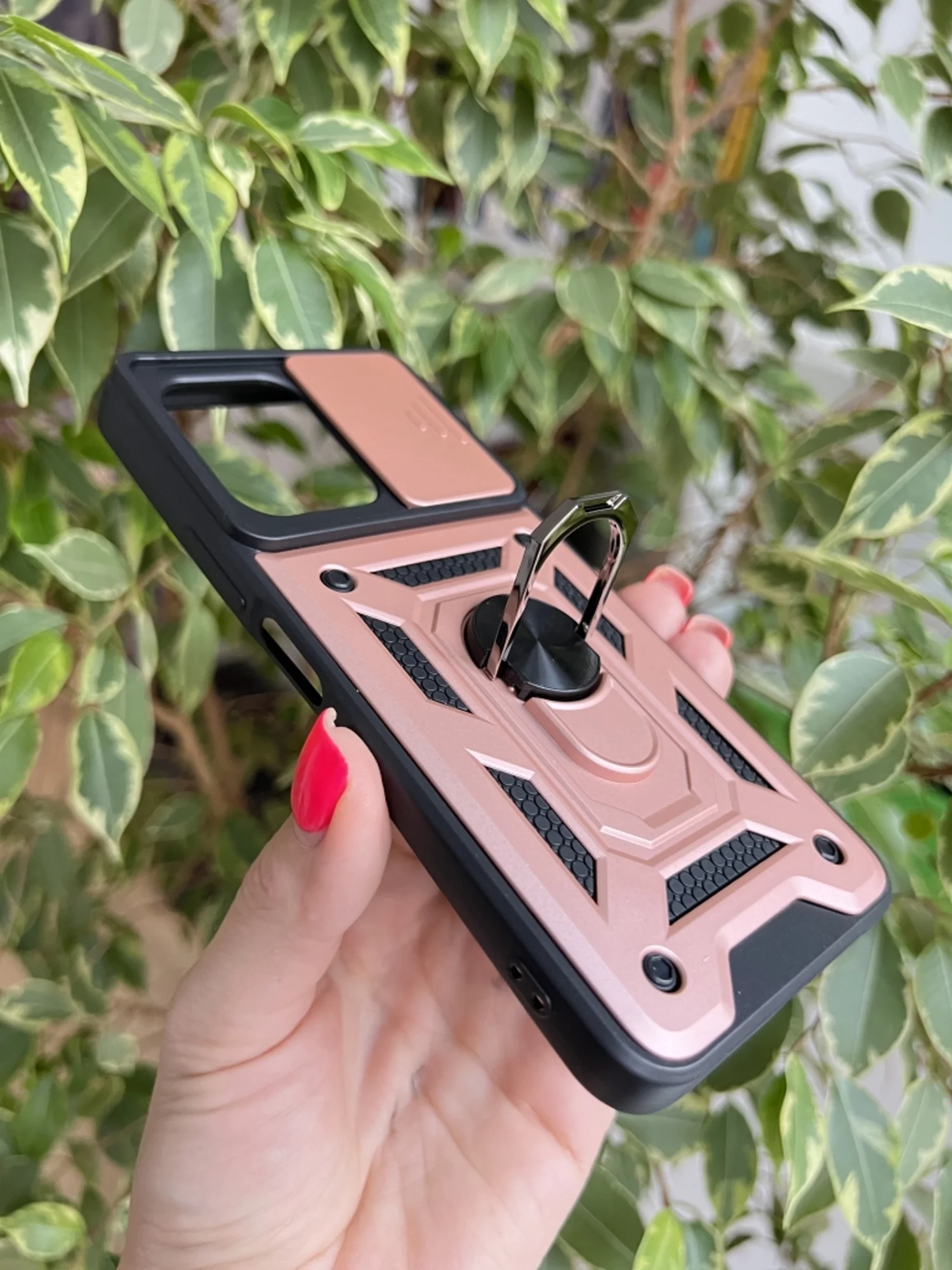 Розовый чехол противоударный armors для Vivo Y22 и Y35 4G / Виво У22 и У35 4G с защитой камеры