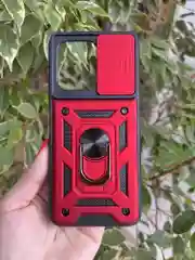 Красный чехол противоударный armors для Vivo Y22 и Y35 4G / Виво У22 и У35 4G с защитой камеры