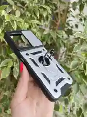 Серебряный чехол противоударный armors для Vivo Y22 и Y35 4G / Виво У22 и У35 4G с защитой камеры