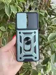 Зеленый чехол противоударный armors для Vivo Y22 и Y35 4G / Виво У22 и У35 4G с защитой камеры
