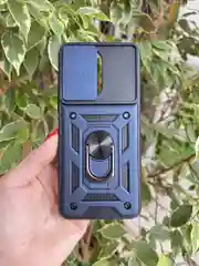 Темно-синий чехол противоударный armors для Vivo Y22 и Y35 4G / Виво У22 и У35 4G с защитой камеры