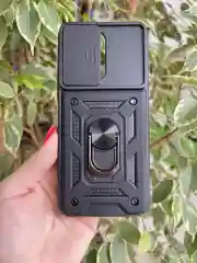Черный чехол противоударный armors для Vivo Y22 и Y35 4G / Виво У22 и У35 4G с защитой камеры