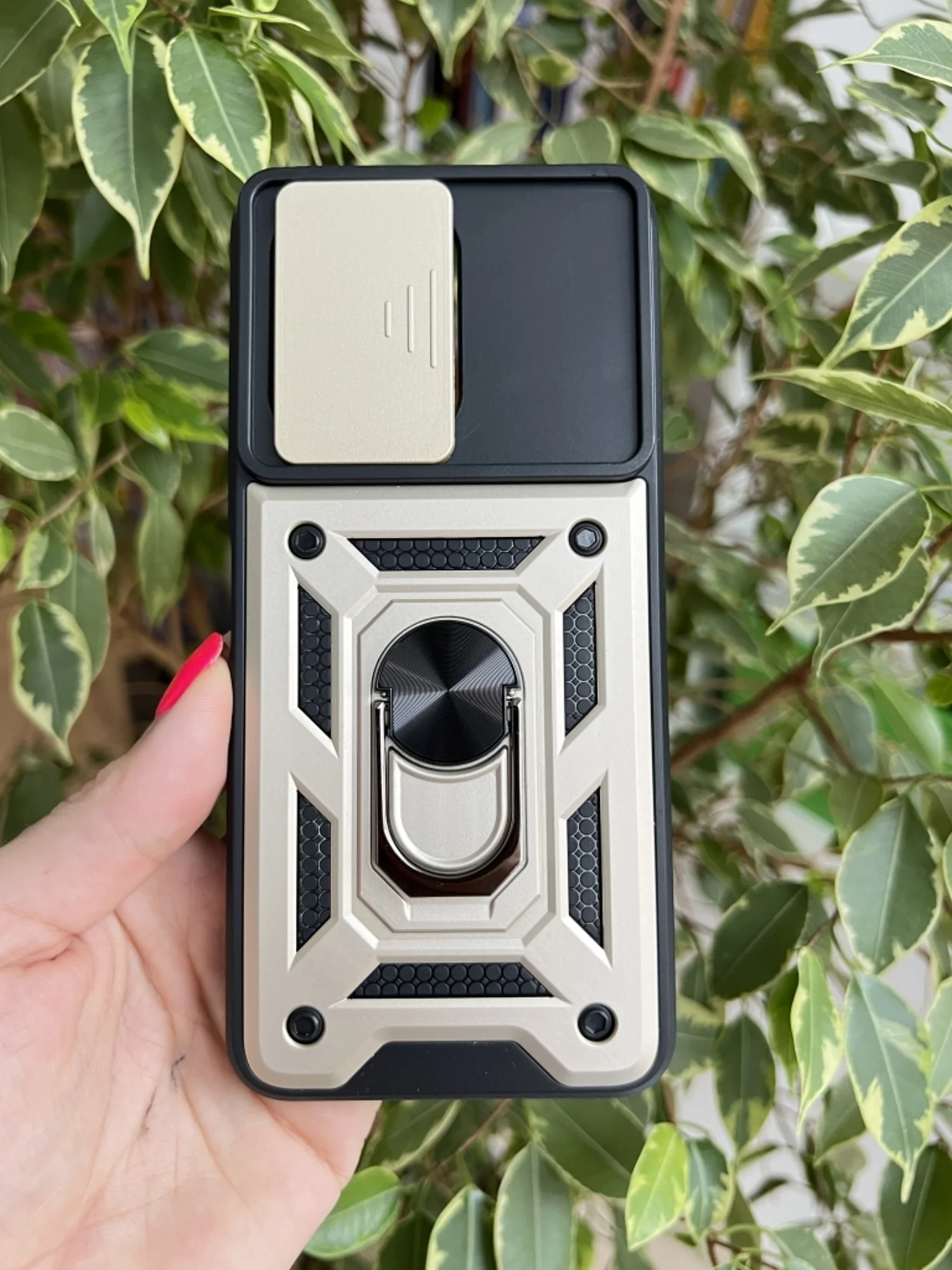 Золотой чехол противоударный armors для Vivo Y22 и Y35 4G / Виво У22 и У35 4G с защитой камеры