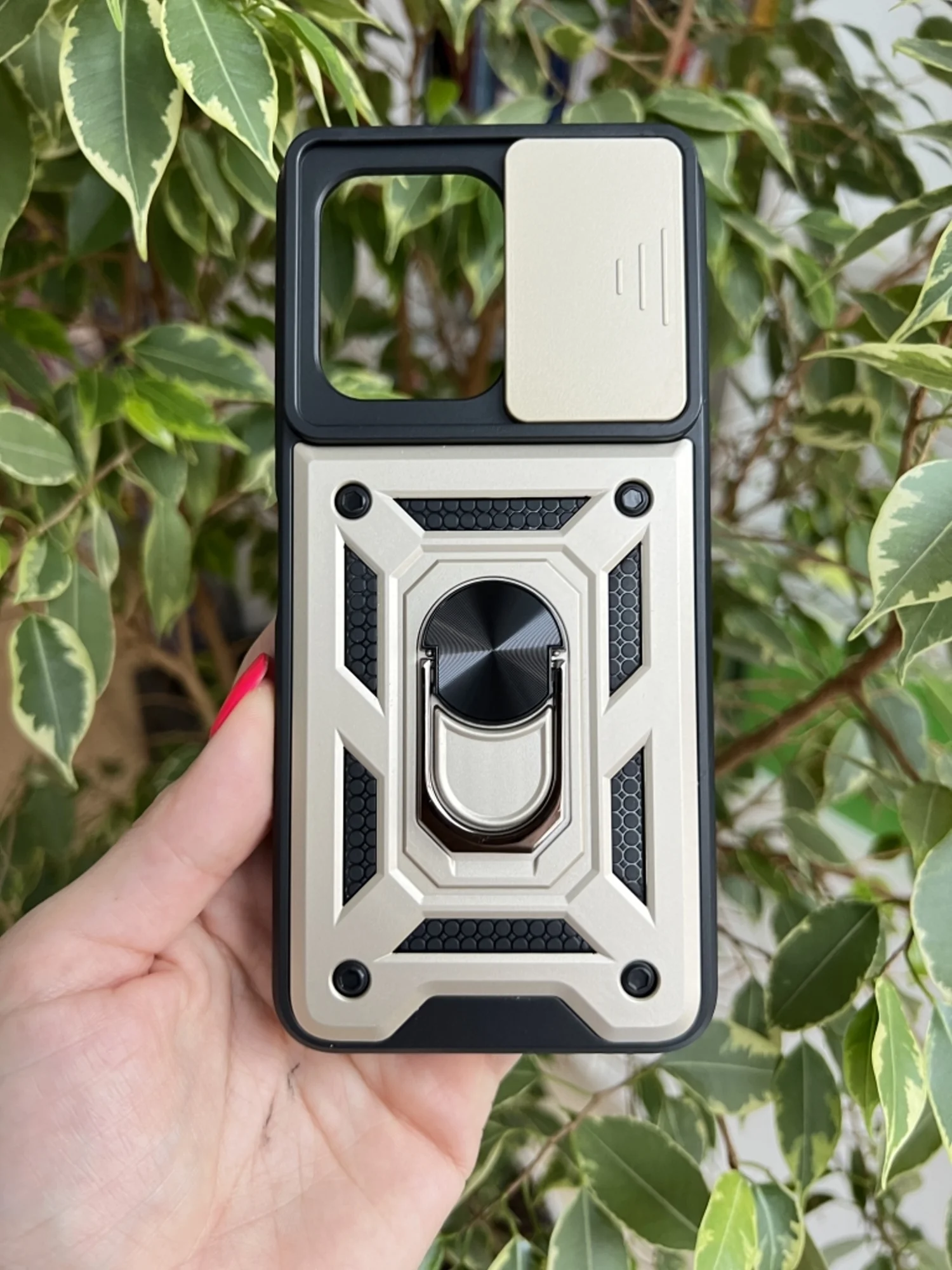 Золотой чехол противоударный armors для Vivo Y22 и Y35 4G / Виво У22 и У35 4G с защитой камеры