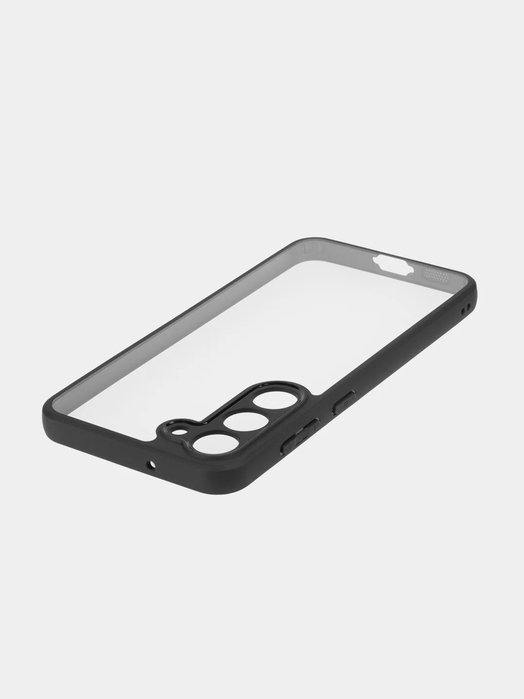 Прозрачный чехол для Samsung Galaxy S23 Plus пластиковый ROSCO противоударный, силиконовая окантовка