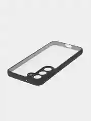 Прозрачный чехол для Samsung Galaxy S23 Plus пластиковый ROSCO противоударный, силиконовая окантовка