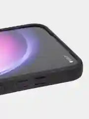 Прозрачный чехол для Samsung Galaxy S23 Plus пластиковый ROSCO противоударный, силиконовая окантовка