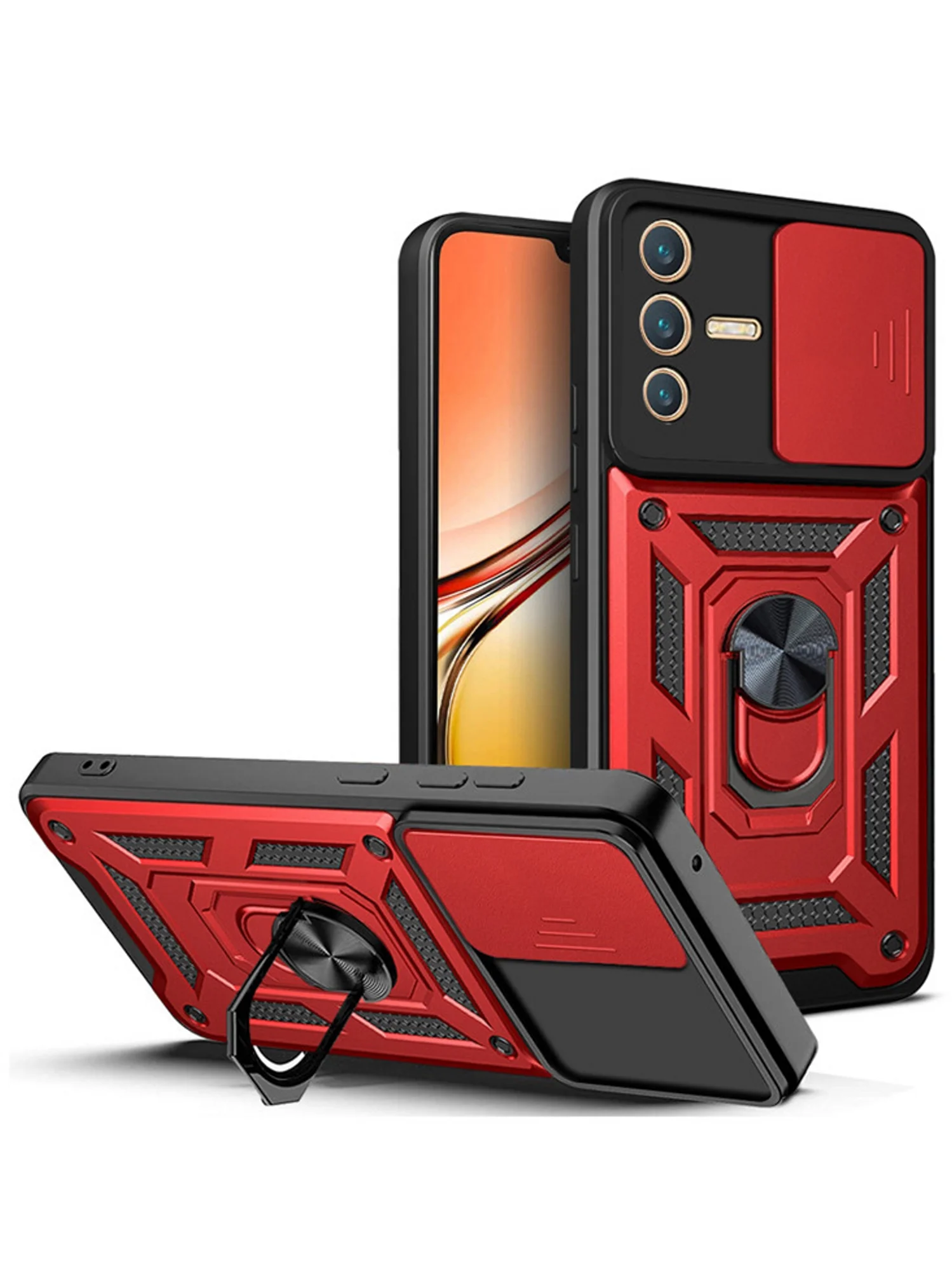 Чехол противоударный armors для Vivo V23 5G / Виво В23 5G с защитой камеры