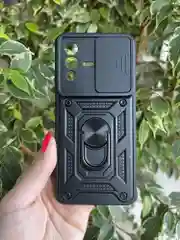 Черный чехол противоударный armors для Vivo V23 5G / Виво В23 5G с защитой камеры