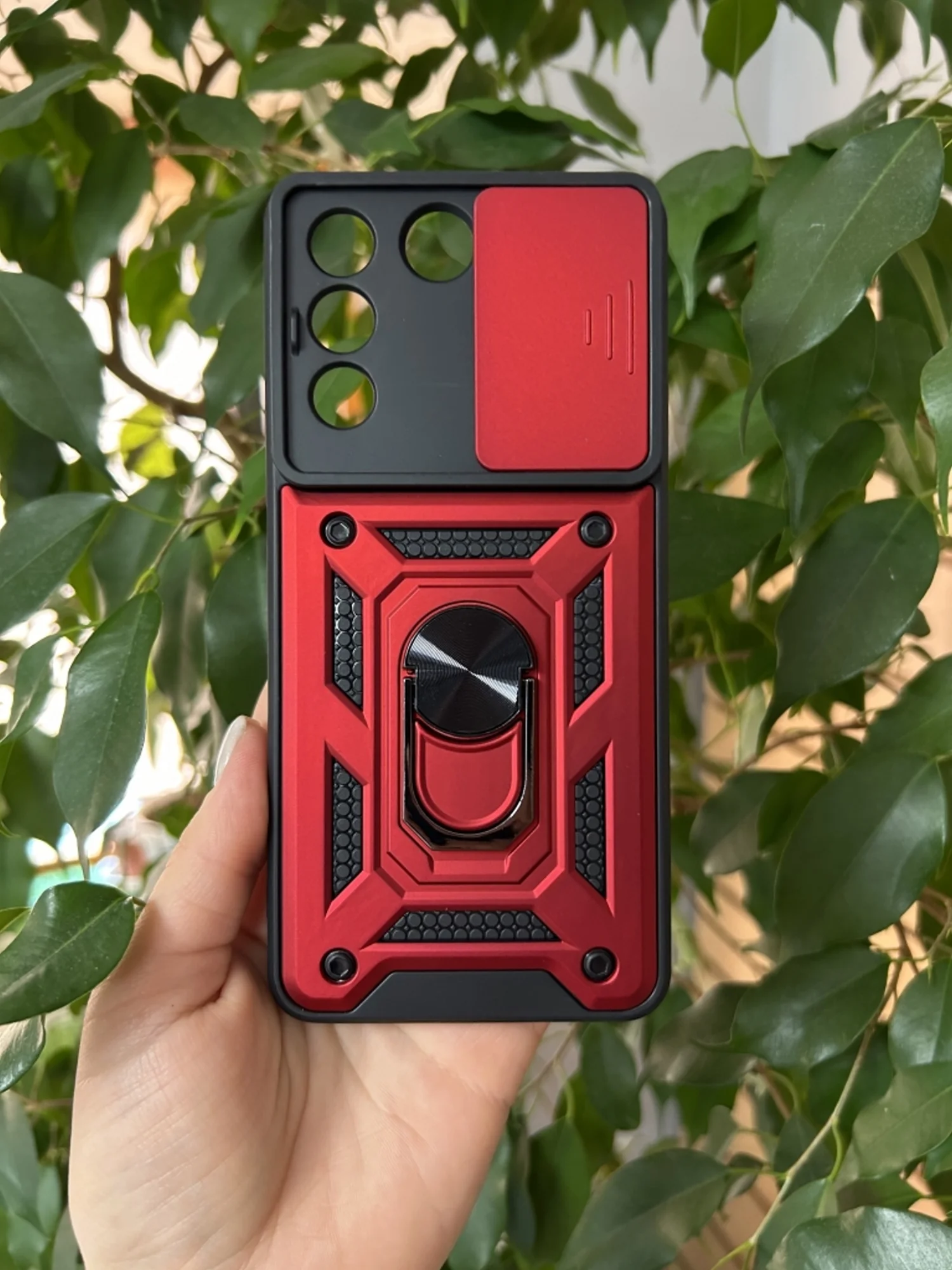 Красный чехол противоударный armors для Vivo V27E и Vivo T2 4G / Виво В27Е и Виво Т2 4G