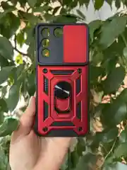 Красный чехол противоударный armors для Vivo V27E и Vivo T2 4G / Виво В27Е и Виво Т2 4G