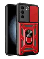 Красный чехол противоударный armors для Vivo V27E и Vivo T2 4G / Виво В27Е и Виво Т2 4G