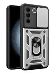 Серебряный чехол противоударный armors для Vivo V27E и Vivo T2 4G / Виво В27Е и Виво Т2 4G