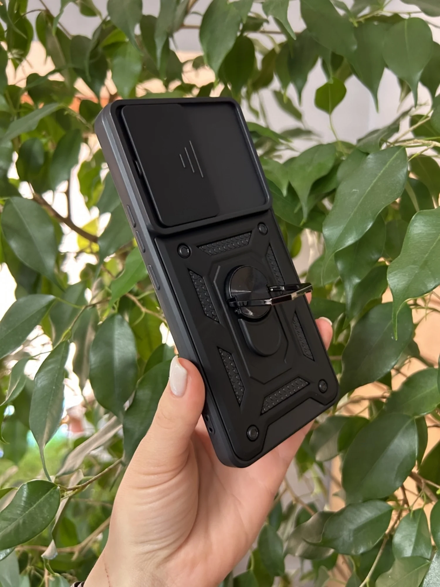Черный чехол противоударный armors для Vivo V27E и Vivo T2 4G / Виво В27Е и Виво Т2 4G