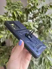 Серебряный чехол противоударный armors для Xiaomi 12 Pro / Сяоми 12 Про с защитой камеры